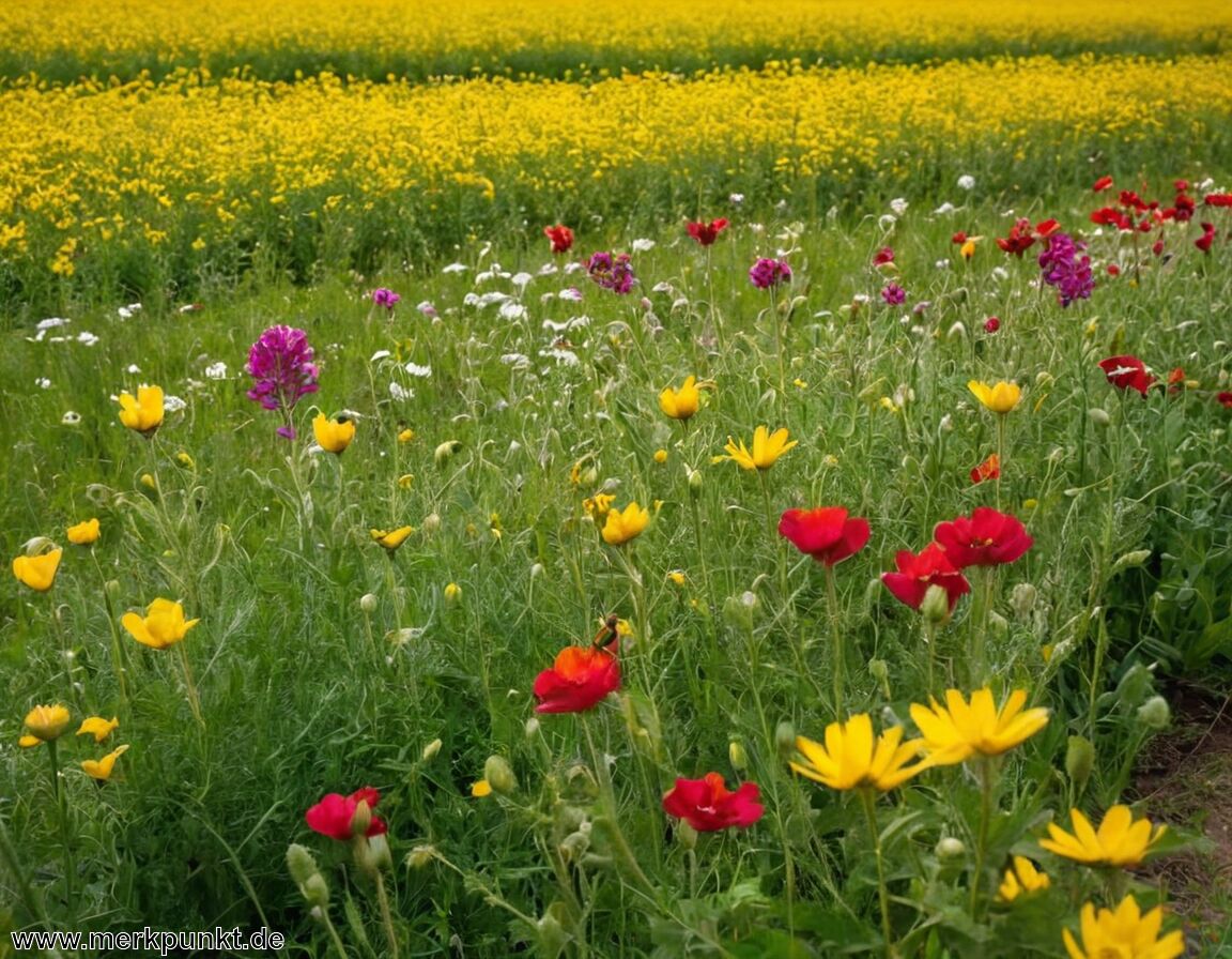 Mehr Lebensräume für Vögel und Kleintiere   - Wilde Ackerpflanze » Natur pur auf dem Feld
