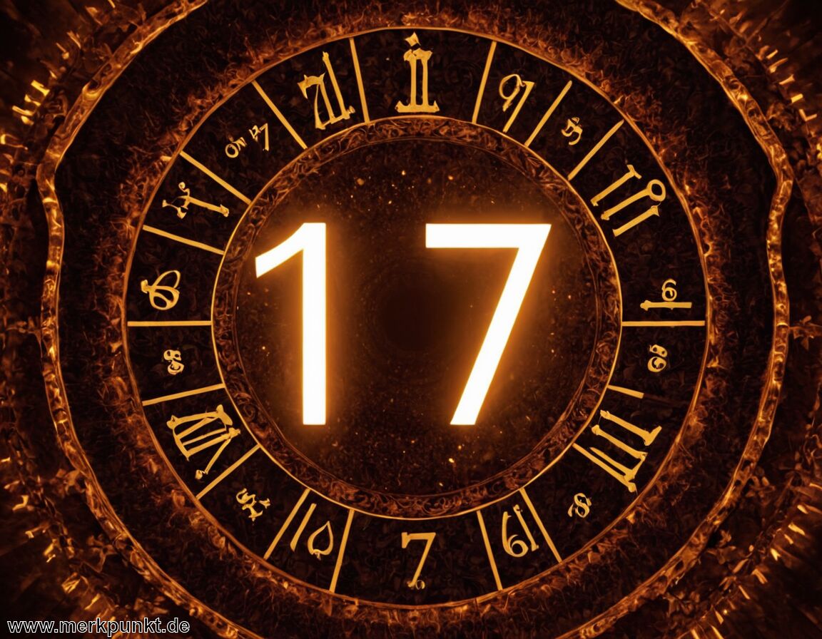 Numerologische Zusammensetzung aus den Zahlen Eins und Sieben - 1717 Bedeutung » Das verraten die Zahlen
