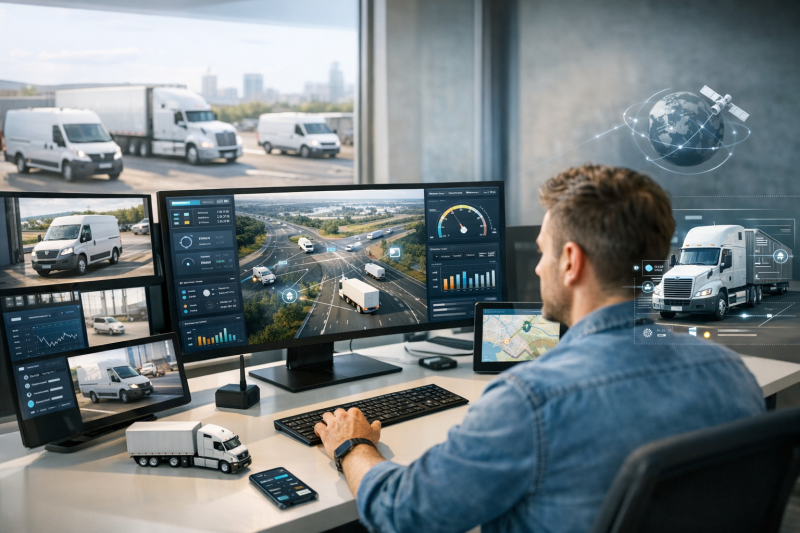 Wie Unternehmen ihre Fahrzeugflotte 2026 digital im Blick behalten