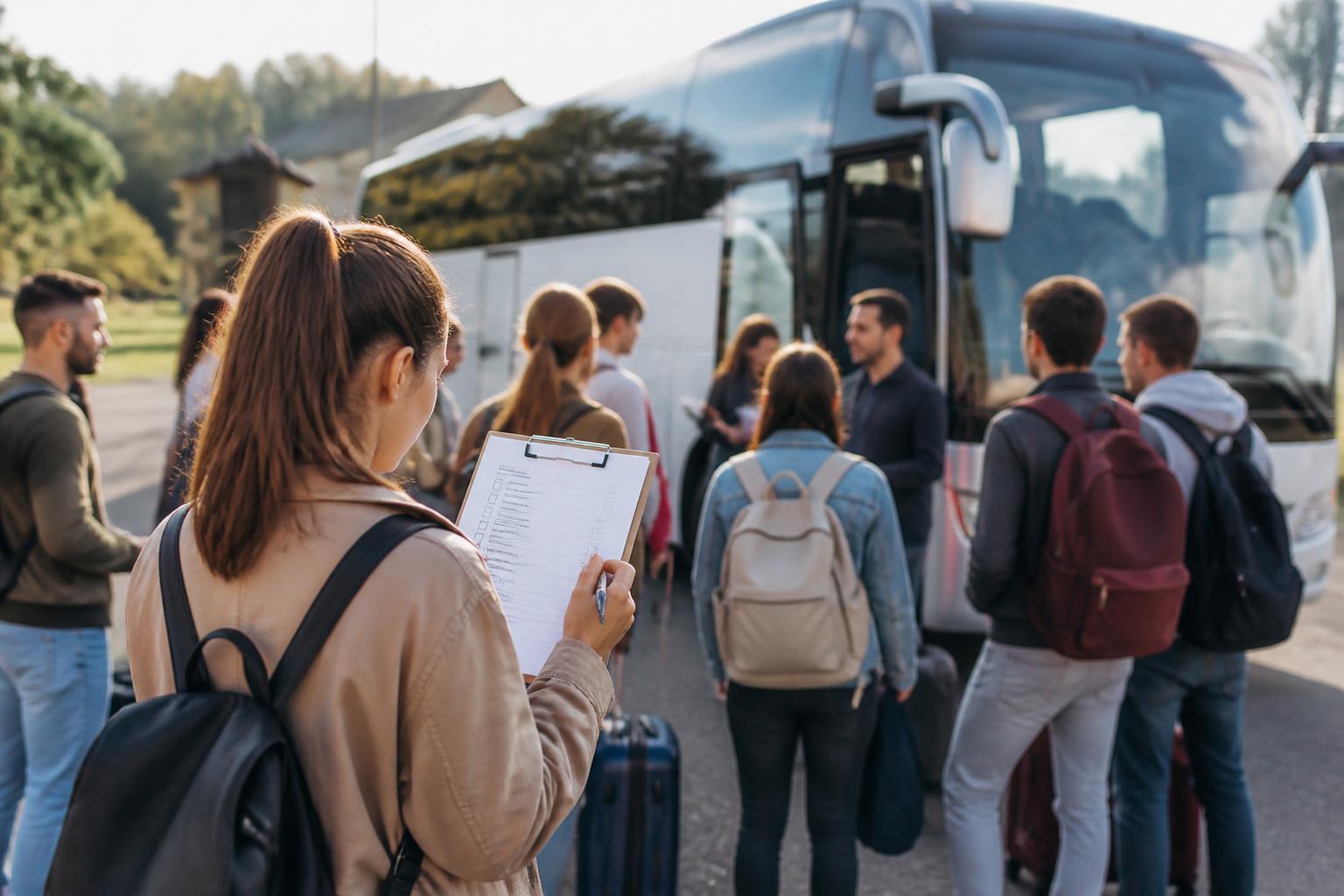 Gruppenfahrt organisieren: Diese Punkte gehören auf jede Checkliste vor der Abreise